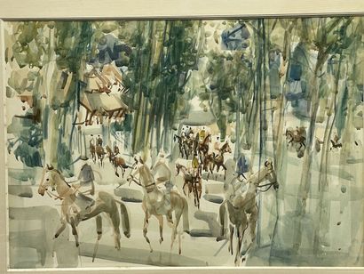 Pierre GAILLARDOT (1910-2002)
Les Courses
Unsigned...