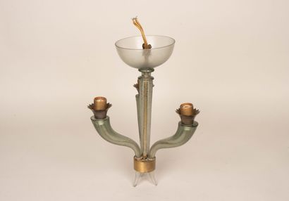 Murano glass three-light pendant lamp
Circa...
