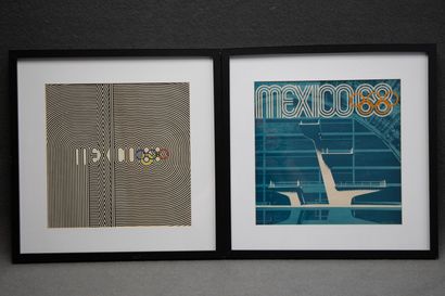 Deux affiches officielles des JO de 1968....