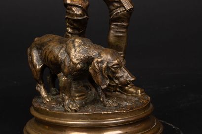 Alfred DUBUCAND (1828-1894). 
Retour de chasse....