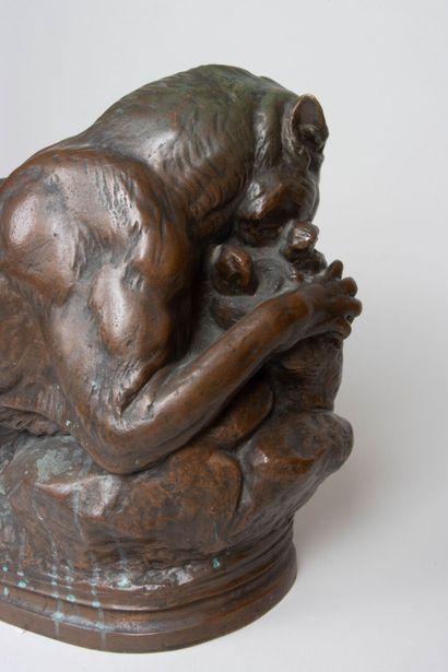 Sculpture moderne dans le gout du XIX°
Tigre...