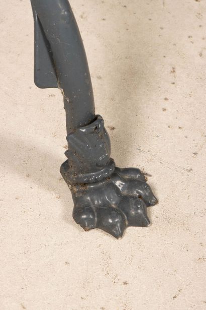 Paire de fauteuils de jardin à lattes en...