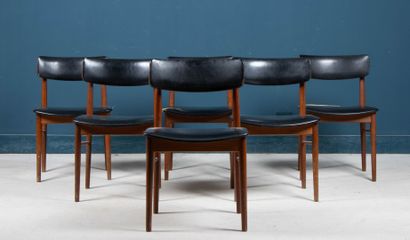 Round teak table and six chairs
Scandinavian...