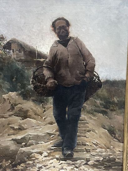 Henri Gaston DARIEN (1864-1926) 
Pêcheur...