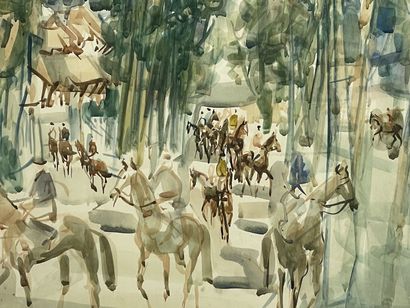 Pierre GAILLARDOT (1910-2002)
Les Courses
Unsigned...