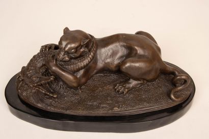 Antoine Louis BARYE (1796-1875) D'après 
Tigre...