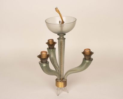Murano glass three-light pendant lamp
Circa...