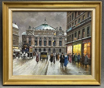 Jean RIBOUT (1940-1980) 
L'Opéra sous la...