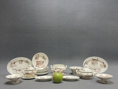 LUNEVILLE 
Partie de dinette pour poupée...