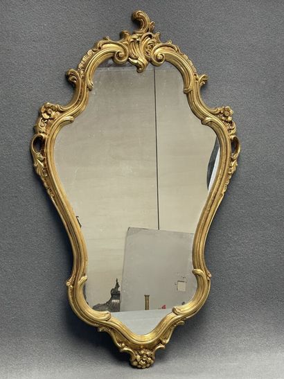 Miroir en résine. 
88 x 53 cm.