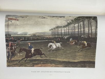 LA CHASSE A COURRE 
D'après l'Estampe anglaise,...