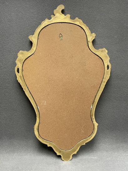 Miroir en résine. 
88 x 53 cm.