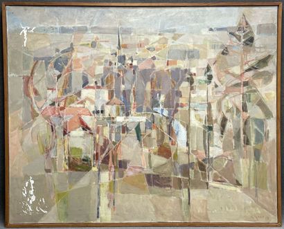 Antoine René GIGUET (1920-2009) 
Paysage....