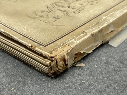 LA CHASSE A COURRE 
D'après l'Estampe anglaise,...