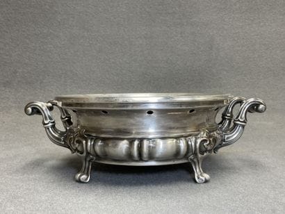 Paire de chauffe plat en maillechort
12 x...