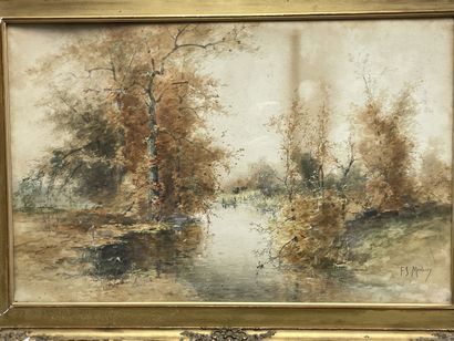 Francis Stayman MEDAIRY (1856-1930)
Aquarelle...