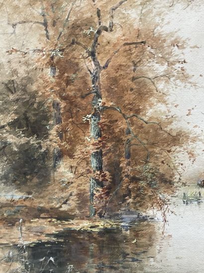 Francis Stayman MEDAIRY (1856-1930)
Aquarelle...