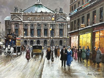 Jean RIBOUT (1940-1980) 
L'Opéra sous la...