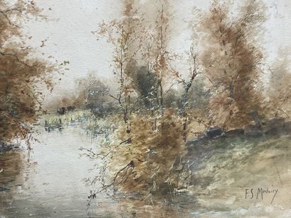 Francis Stayman MEDAIRY (1856-1930)
Aquarelle...