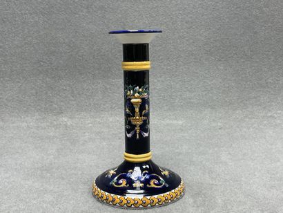 Ensemble de faïence de Gien. 
Melonnière,...