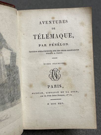 FENELON
Aventures de Télémaque. 
Saintin...