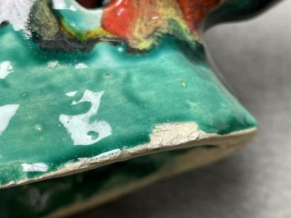 Ensemble de trois veilleuses en céramique...