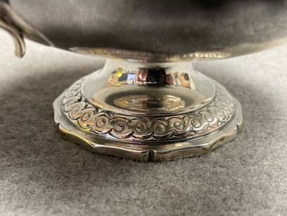 Coupe de mariage en argent 
Poinçon minerve...