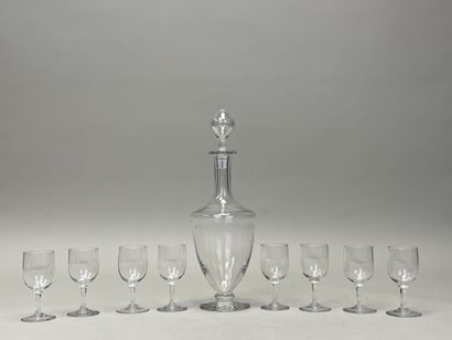 BACCARAT
Service à liqueur en cristal
Comprenant...