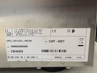 GRILL professionnel électrique
LOTUS, modèle...