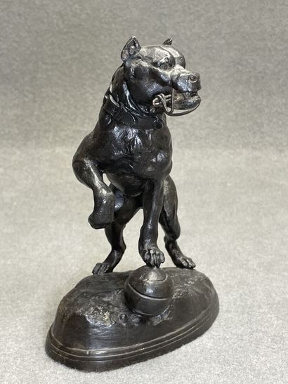 Charles VALTON (1851-1918) d'après.
chien...