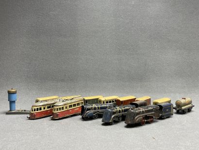 Joustra, JEP et Hornby:
Lot de cinq locomotive...