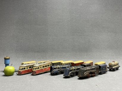 Joustra, JEP et Hornby:
Lot de cinq locomotive...