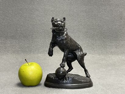 Charles VALTON (1851-1918) d'après.
chien...