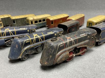 Joustra, JEP et Hornby:
Lot de cinq locomotive...