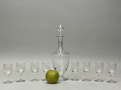 BACCARAT
Service à liqueur en cristal
Comprenant...