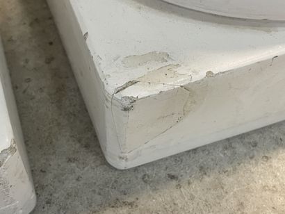 Paire de colonnes cannelées en stuc
H. :86...