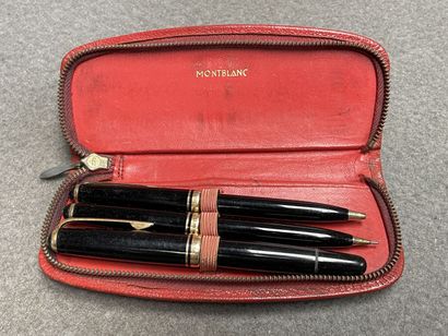 MONTBLANC
Parure en écrin cuir comprenant...