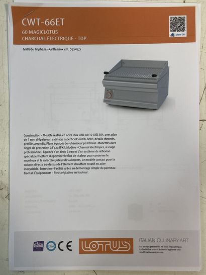 GRILL professionnel électrique
LOTUS, modèle...