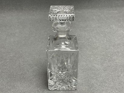 Carafe à whisky en cristal taillé
H: 25 ...
