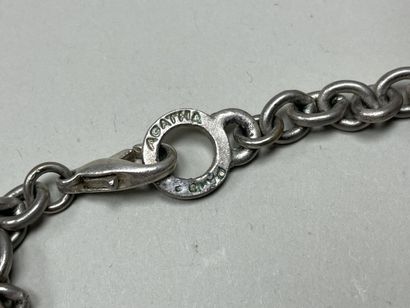 AGATHA à Paris. 
-Bracelet en métal argenté...