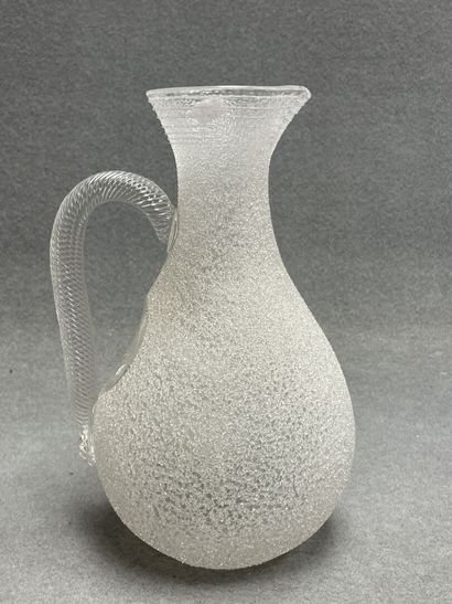 Pichet rafraichissoir en verre granité
H.28...