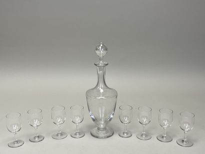 BACCARAT
Service à liqueur en cristal
Comprenant...