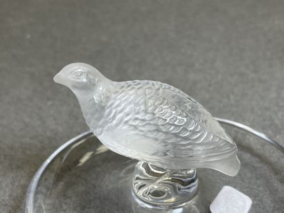 LALIQUE FRANCE.
Baguier en cristal translucide...