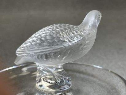LALIQUE FRANCE.
Baguier en cristal translucide...