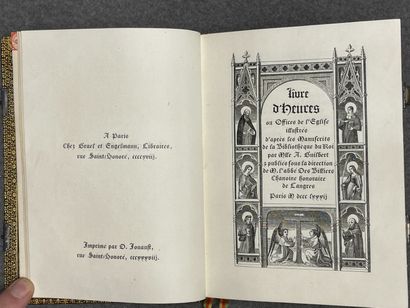 Livre dheures ou Offices de l'église illustrés...