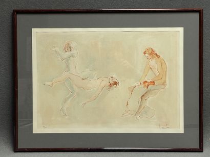 Léonor FINI (1907-1996).
Scènes érotiques
Lithographie...