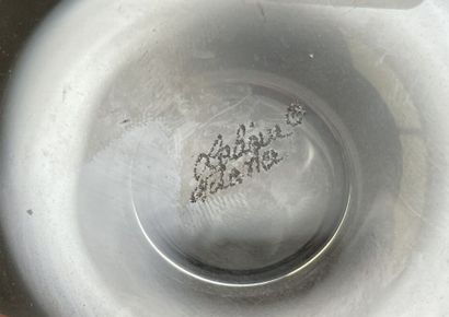 LALIQUE FRANCE.
Baguier en cristal translucide...