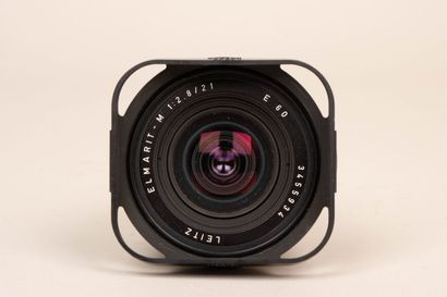 LEICA. 
Leitz.objectif Elmarit -M 1:2.8/21...