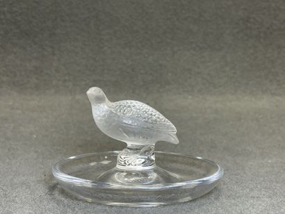 LALIQUE FRANCE.
Baguier en cristal translucide...