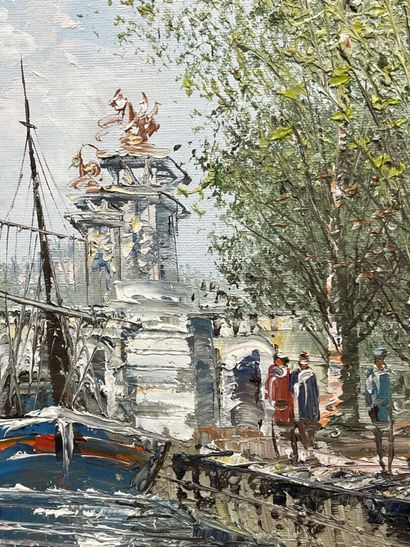 Paris Années 1970: 
Le pont Alexandre III...